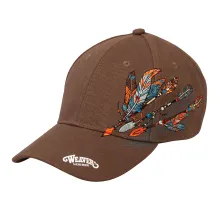 Weaver Cap Feathered Flair