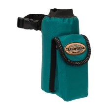 Weaver Horntasche mit Flaschenhalter für Westernsattel Nylon teal - türkisgrün