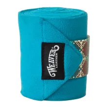 Weaver Polo Wraps - Bandagen Türkis - Geometric Strap